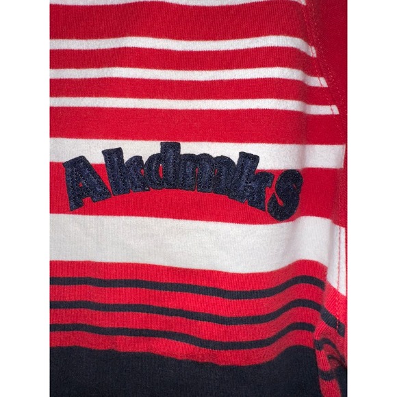 ACADEMIKS RED STRIPE POLO SIZE XL - Picture 4 of 5